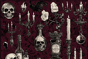 Gothic Victorian Apothecary, a Background Graphic by Printable Treasure (Thumbnail 4 of 4)
