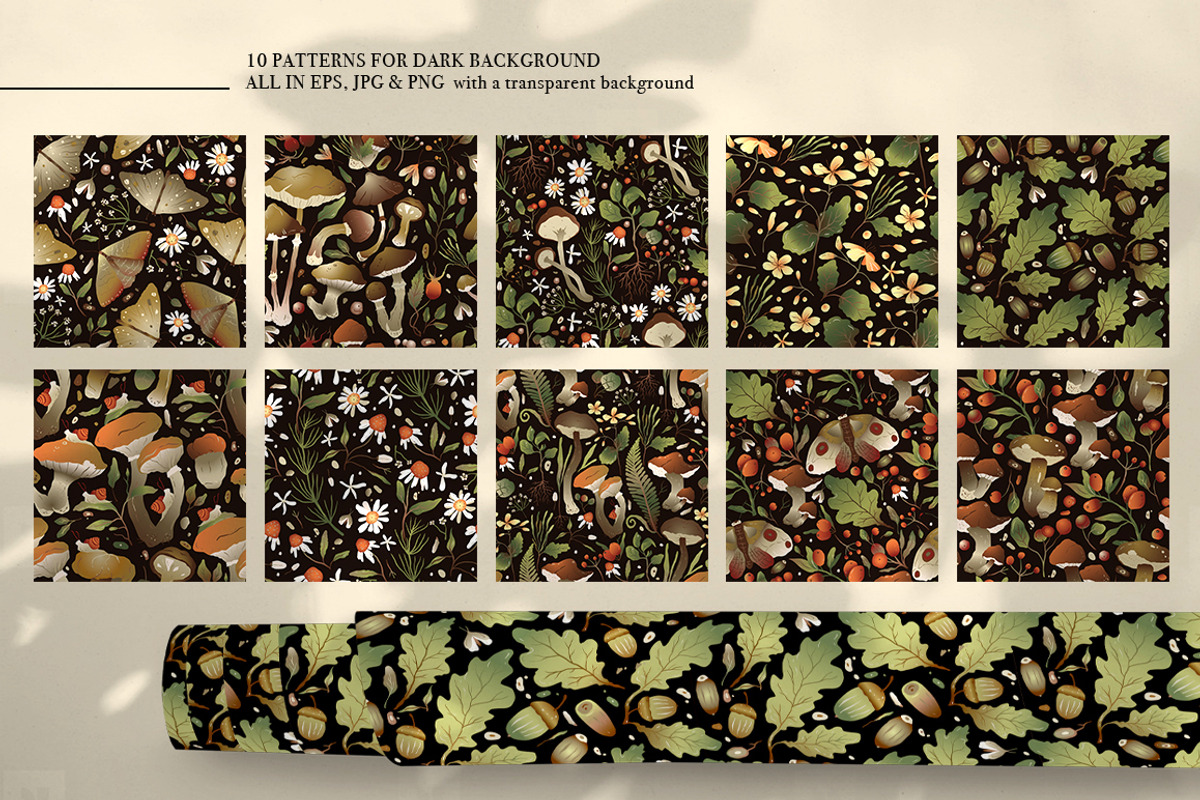 Autumn Forest. Big Graphic Set., a Decorative Illustration by Red Ink (Photo 9 of 10)