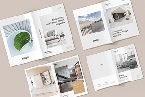 Architecture Magazine Canva Template