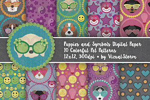 Fun Puppy Dog Pattern Designs