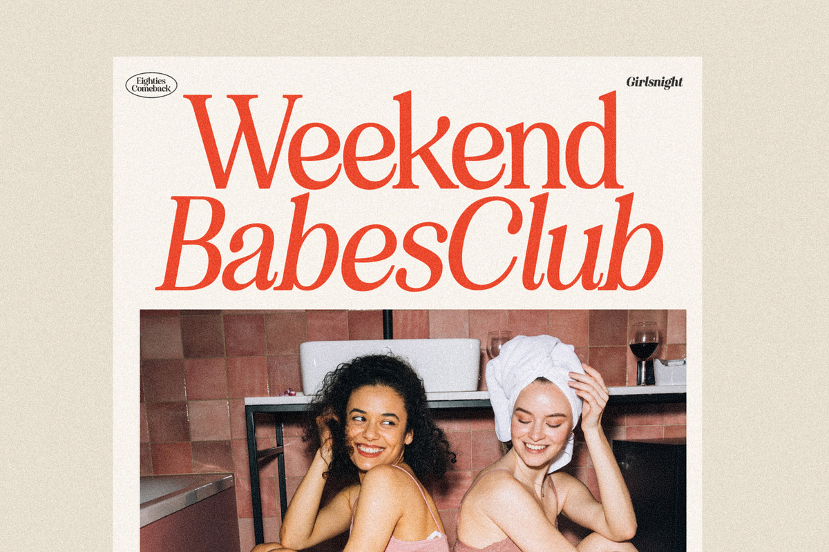 Eighties Comeback Serif (70 fonts), a Serif Font by Nicky Laatz (Photo 13 of 47)