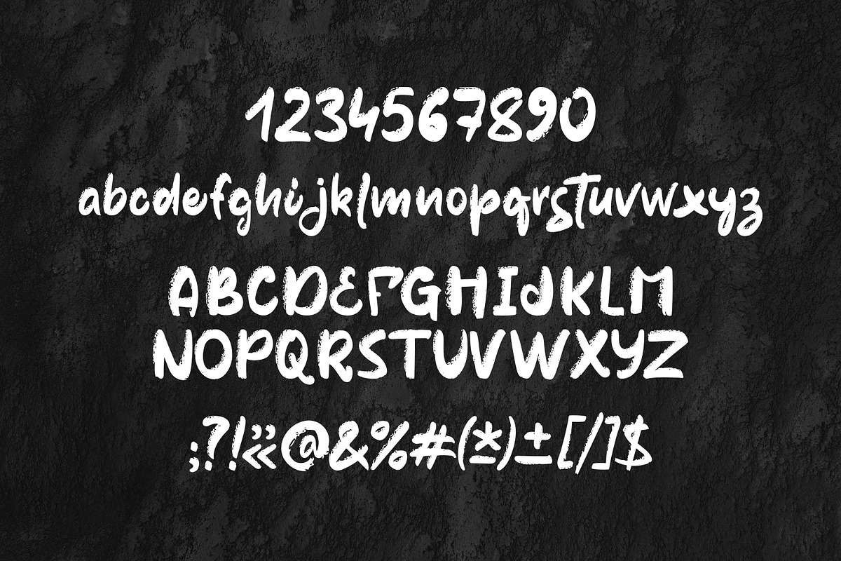Camstone. Textured Font, a Font by DenBrush Studio (Photo 3 of 5)