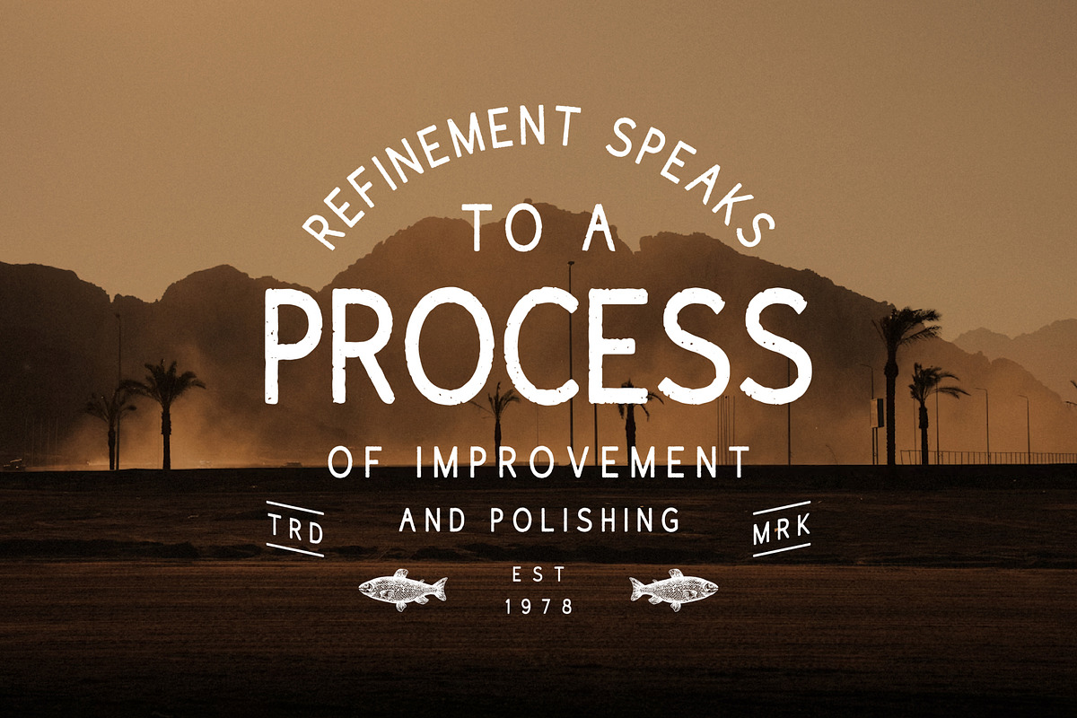 Dustmoor Vintage Adventure Font, a Sans Serif Font by Vadovastd (Photo 7 of 7)