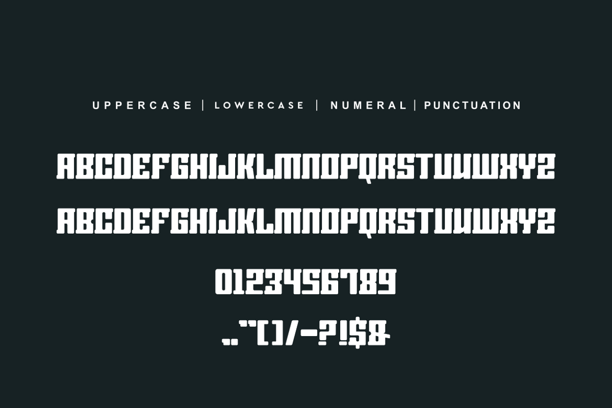 Groxy Angproak Font, a Sans Serif Font by QR Design Studio (Photo 5 of 7)