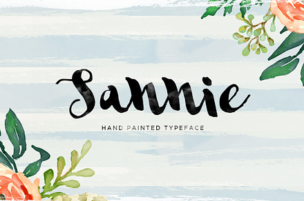 Sannie Typeface, a Script Font by Areatype