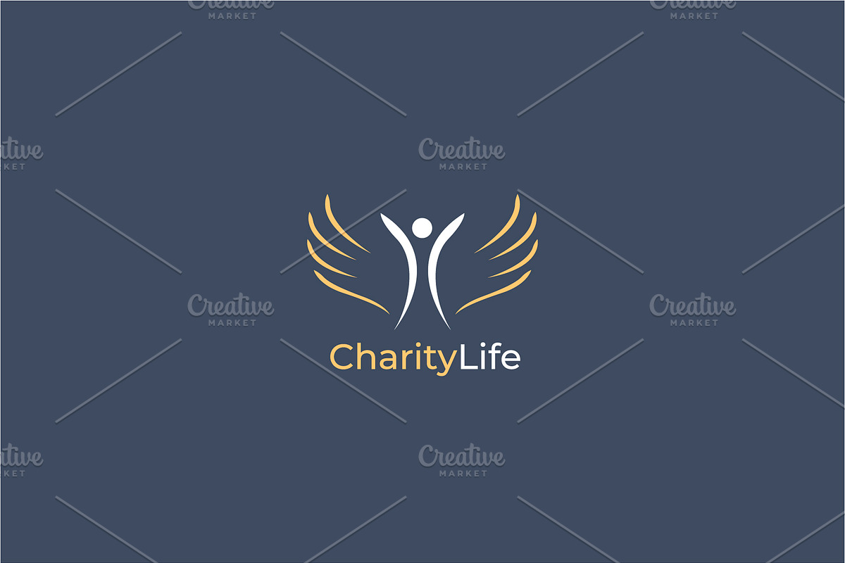 Love And Care Charity Logotype., a Branding & Logo Template by lettett (Photo 1 of 2)