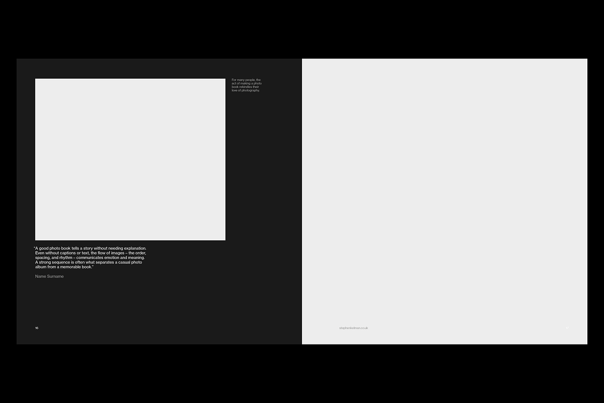 Square Photo Book Grid System | Sans, a Brochure Template by Stephen Kelman (Photo 7 of 9)