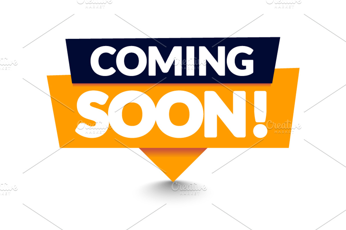 Modern Coming Soon Banner Icon, an Object Graphic by Black White Mouse Design (Photo 1 of 3)