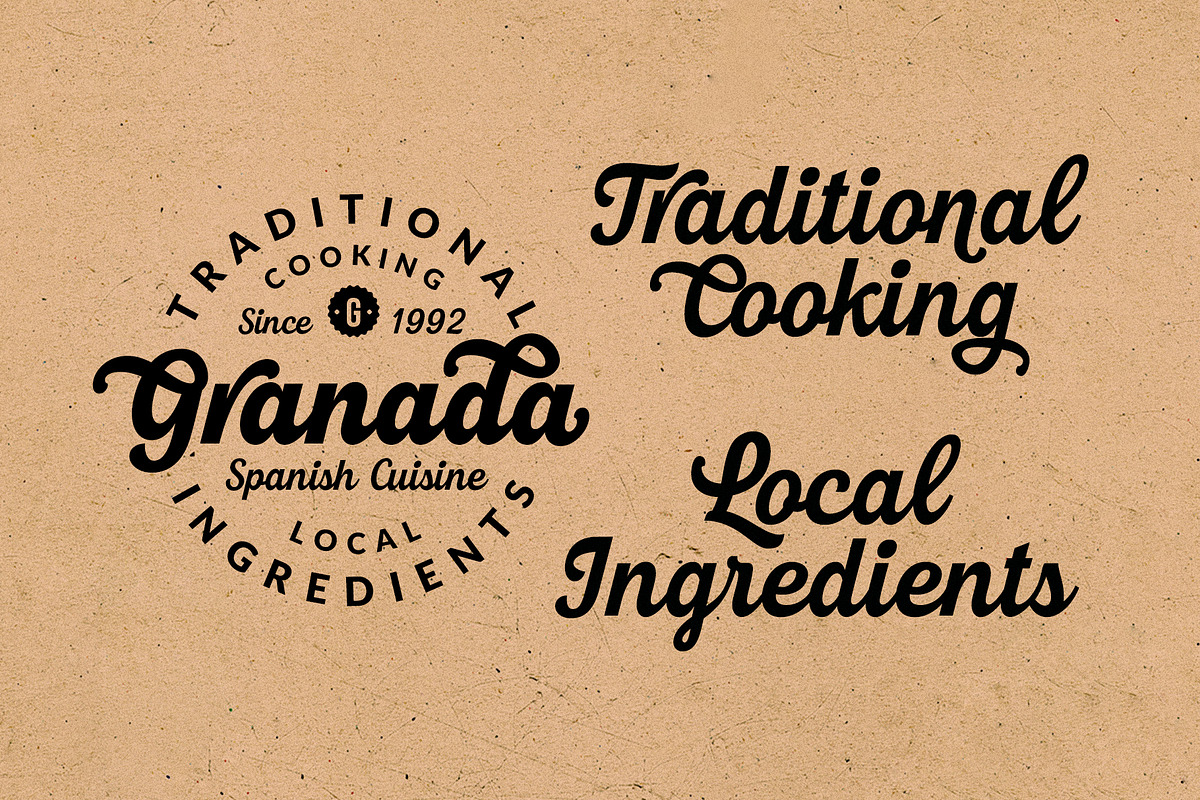 New Roshelyn Script - Font Family, a Script Font by Get Studio (Photo 13 of 23)