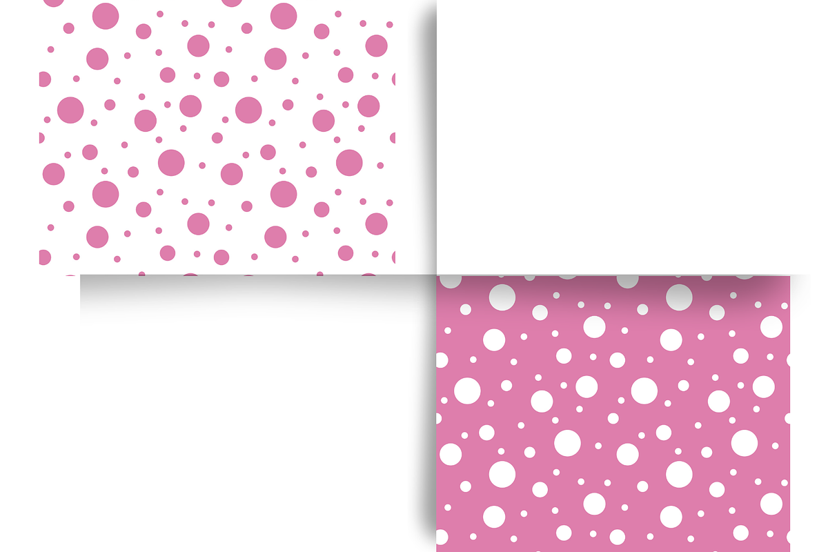 Pink Polka Dot Collection, a Pattern Graphic by Earley Bird Design Studio (Photo 2 of 9)
