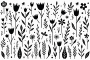 Whimsical Hand Drawn Floral Set, an Illustration by jahid234 (Thumbnail 3 of 10)