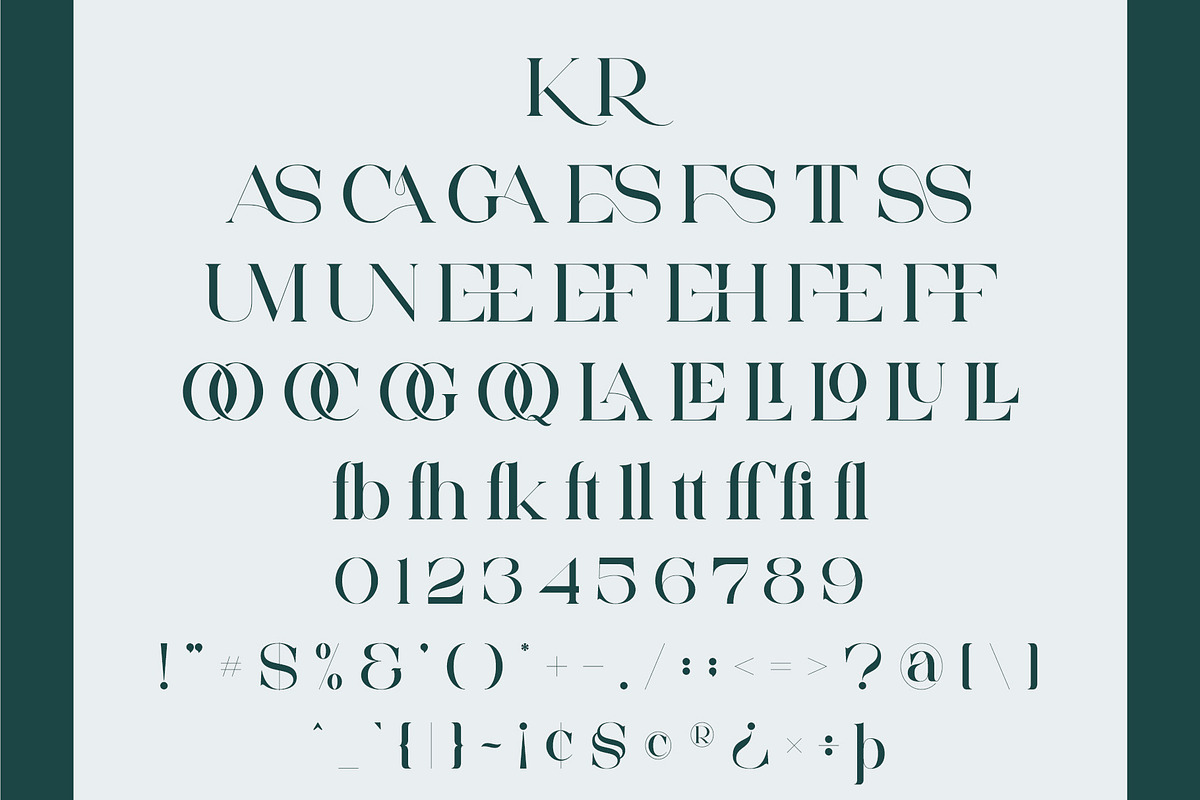 Gares - Elegant Serif Font, a Serif Font by Aqeel_Art (Photo 10 of 12)
