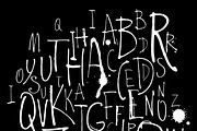 Brush Grungy Thin Font+pattern, a Pattern Graphic by VasilkovS (Thumbnail 5 of 5)