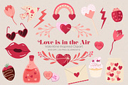 Nature-Inspired Valentine's Clipart, a Seasonal Illustration by The Audacious Brush (Thumbnail 1 of 4)
