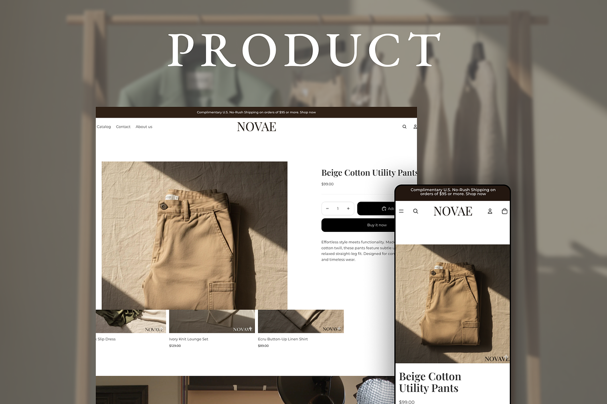 Theme Website Luxury Fashion shopify preview 4