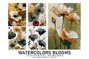 Watercolor Blooms, a Decorative Illustration by Digital Art Creations (Thumbnail 1 of 6)