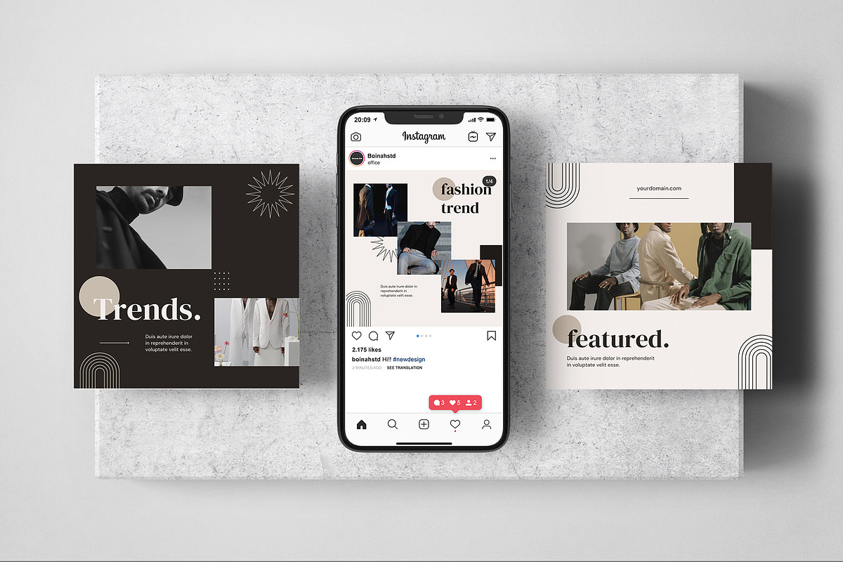 Fashion Instagram Canva Template, a Social Media Template by Boinah Studio (Photo 4 of 6)