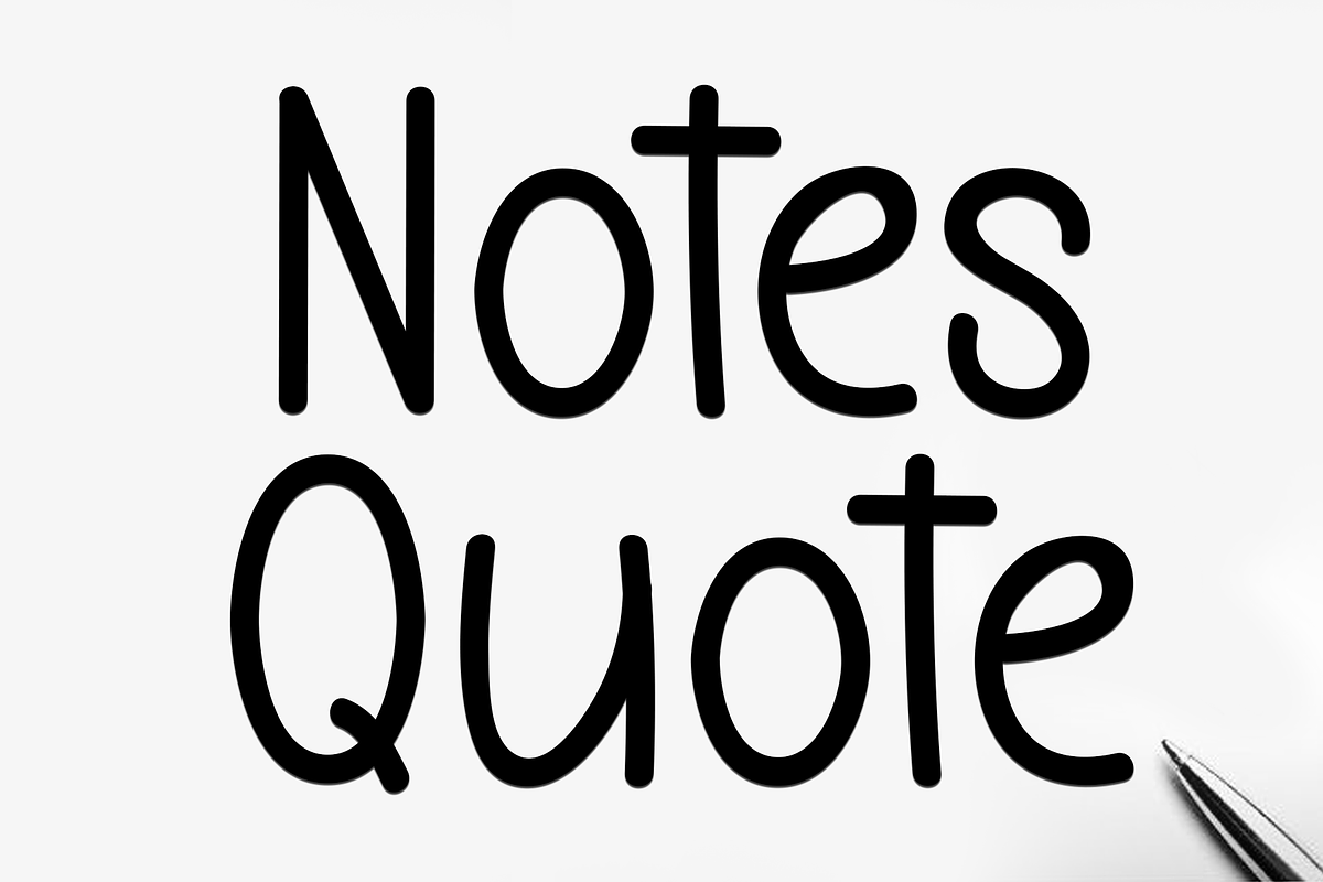 Simple Notebook, a Sans Serif Font by FreshTypeINK (Photo 3 of 8)