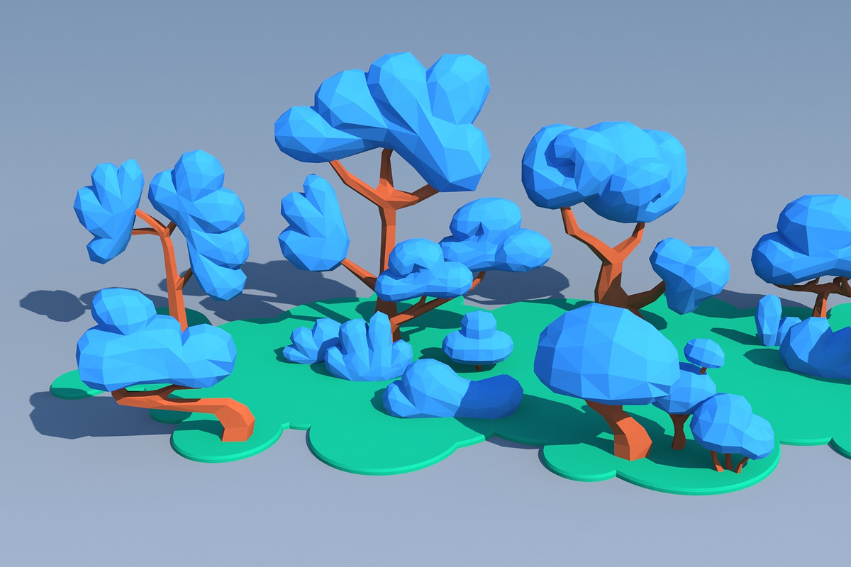 Trees And Bushes, an Environmental 3D Model by Saintpix (Photo 11 of 35)