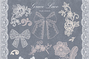Grace Lace. Hand draw watercolor, an Object Graphic by ma_i_vi (Thumbnail 7 of 12)