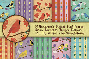 Songbird Patterns - Spring Flowers