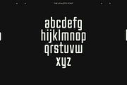 THE ATHLETIC FONT, a Serif Font by THE BOLD FONT. (Thumbnail 5 of 18)
