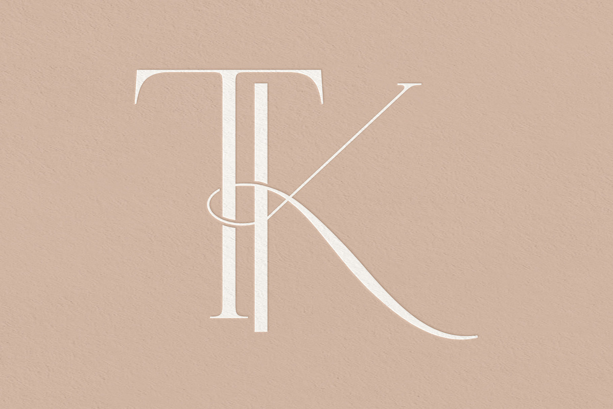 TK monogram, a Branding & Logo Template by LINKED LETTERS STUDIO (Photo 1 of 2)
