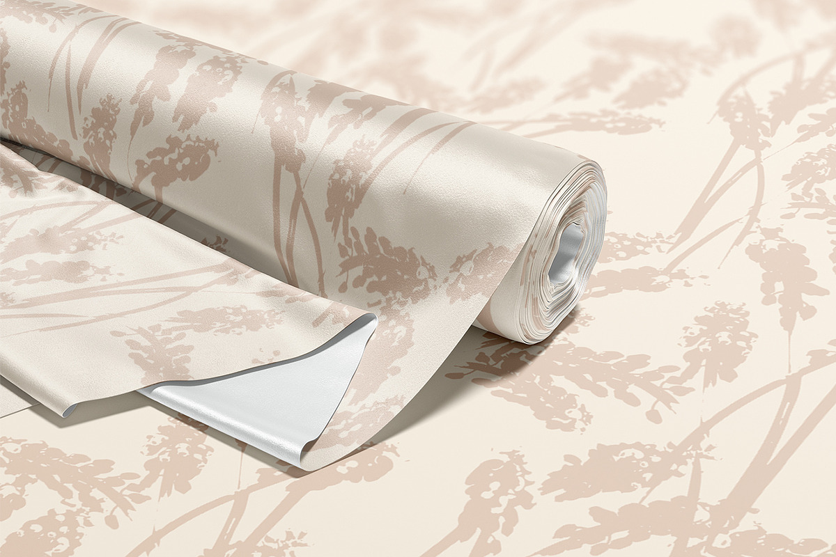 Beige Grasses, a Pattern Graphic by MalyskaStudio (Photo 2 of 10)