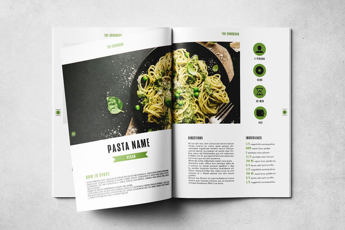 CookBook Layout Template, a Brochure Template by Grkic Creative (Photo 4 of 13)