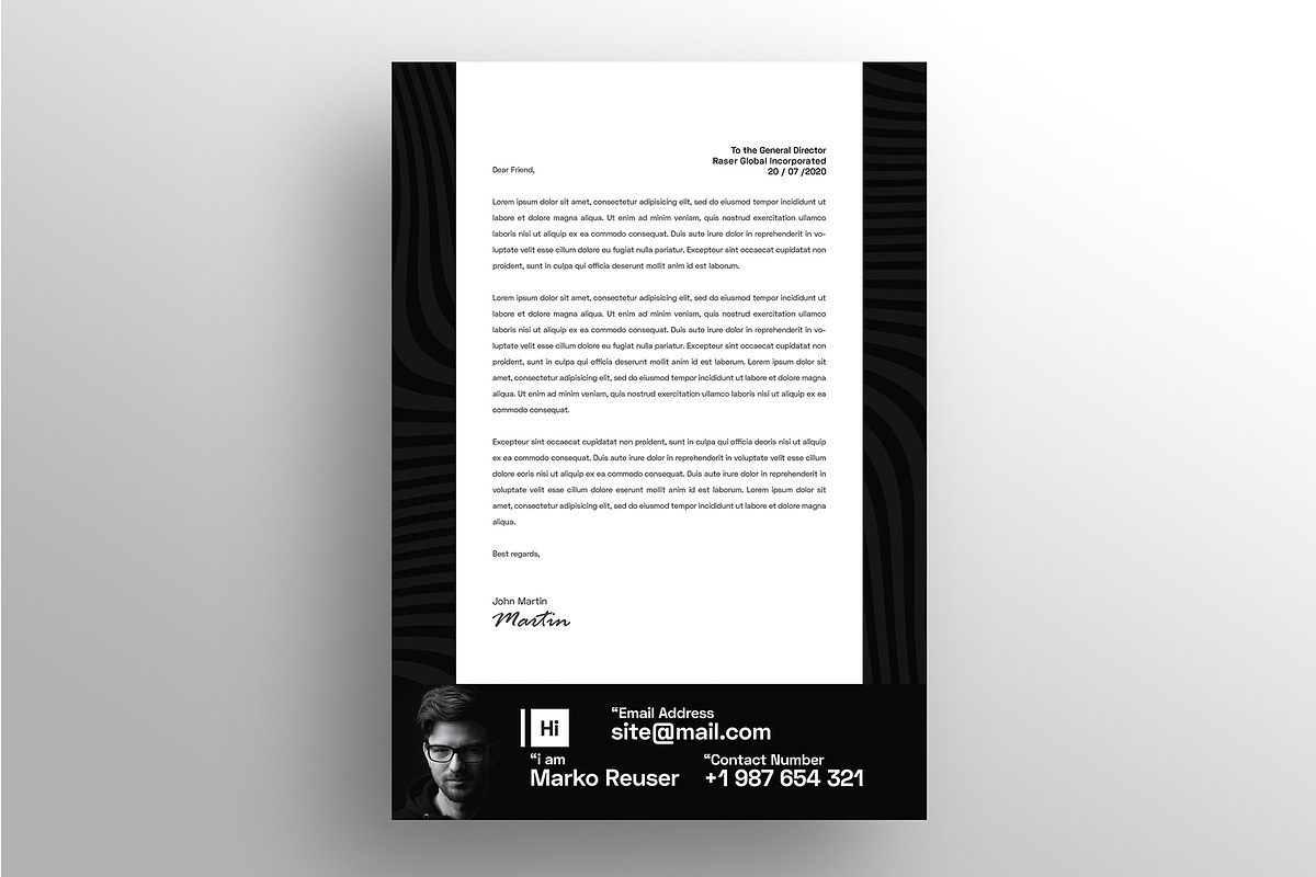 Resume Template / CV, a Resume Template by TheFeture (Photo 4 of 6)