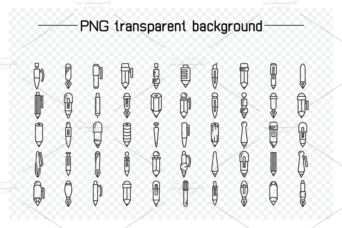 100 Pen and Pencil Icons, an Icon by Designfour (Photo 3 of 7)