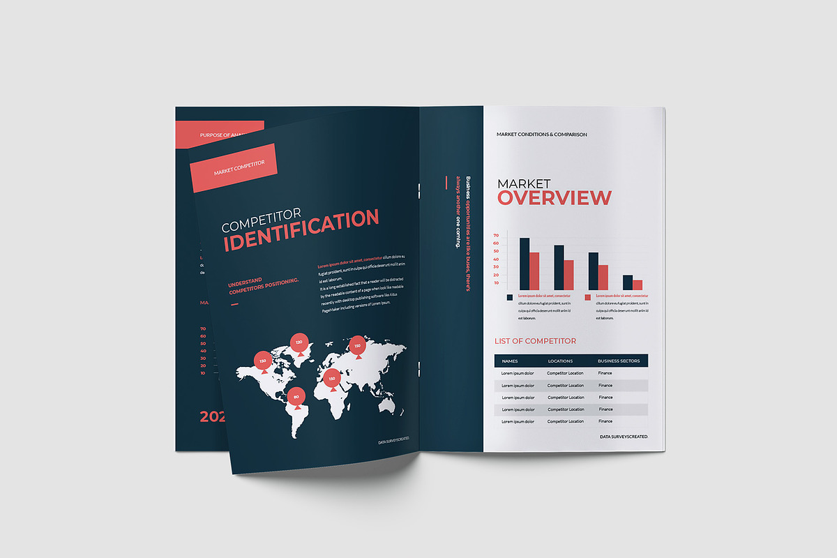 Project Competitor Analysis Template, a Brochure Template by TMint Play (Photo 3 of 8)