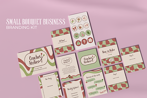 Retro Social Media Branding Kit, a Templates & Theme by ncanvas