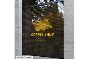 Storefront Window Logo Mockup