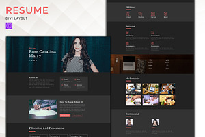 Resume Divi Layout