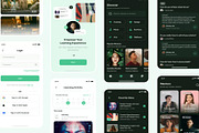 Lambda E-Learning Online Class App, an UI Kit Template by Creative Perspective (Thumbnail 2 of 6)