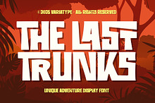 The Last Trunks – Adventure Font