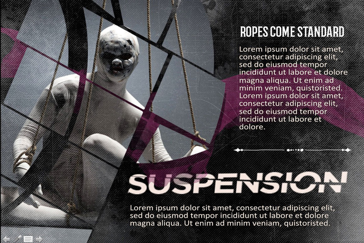 Grunge Dark Presentation Desdemona, a Presentation Template by the little wonder shop (Photo 7 of 15)