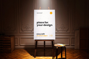 Atelier Painter Stand Spot Mockups