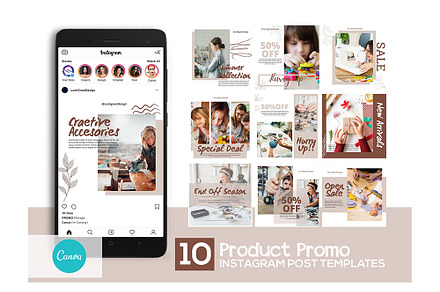 Instagram Post Template For Canva