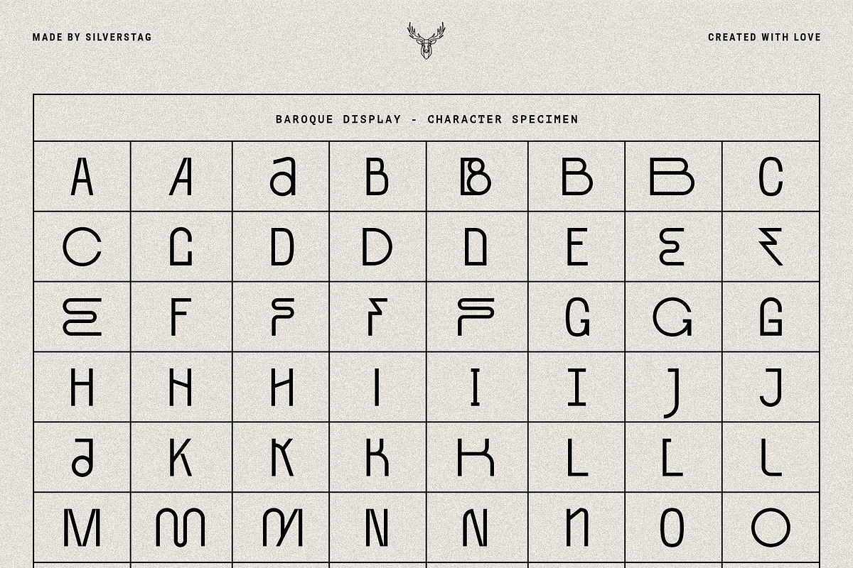 Baroque Grotesk - Ligature Rich Font, a Sans Serif Font by SilverStag Type Foundry (Photo 20 of 20)