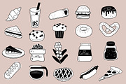 Café: Hand-Drawn People & Food, a Food Illustration by Schumacher Shop (Thumbnail 6 of 14)