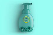 Foaming Soap Dispenser Bottle Mockup, a Cups & Container Mockup by Digitalphaser (Thumbnail 7 of 8)