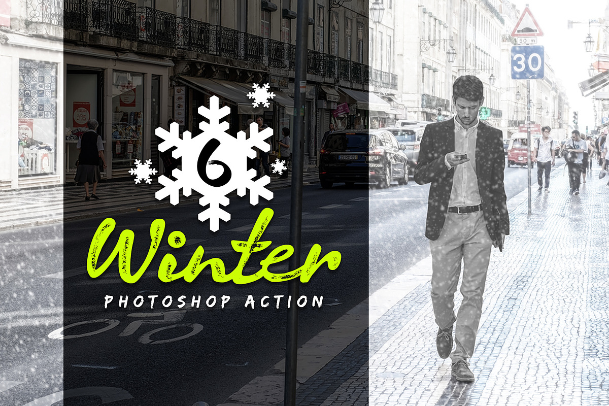 6 Winter Photoshop Action, an Action Add-On by yantodesign (Photo 1 of 7)