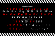 Inferno Racers - Race Font, a Font by PutraCetol Studio (Thumbnail 5 of 11)