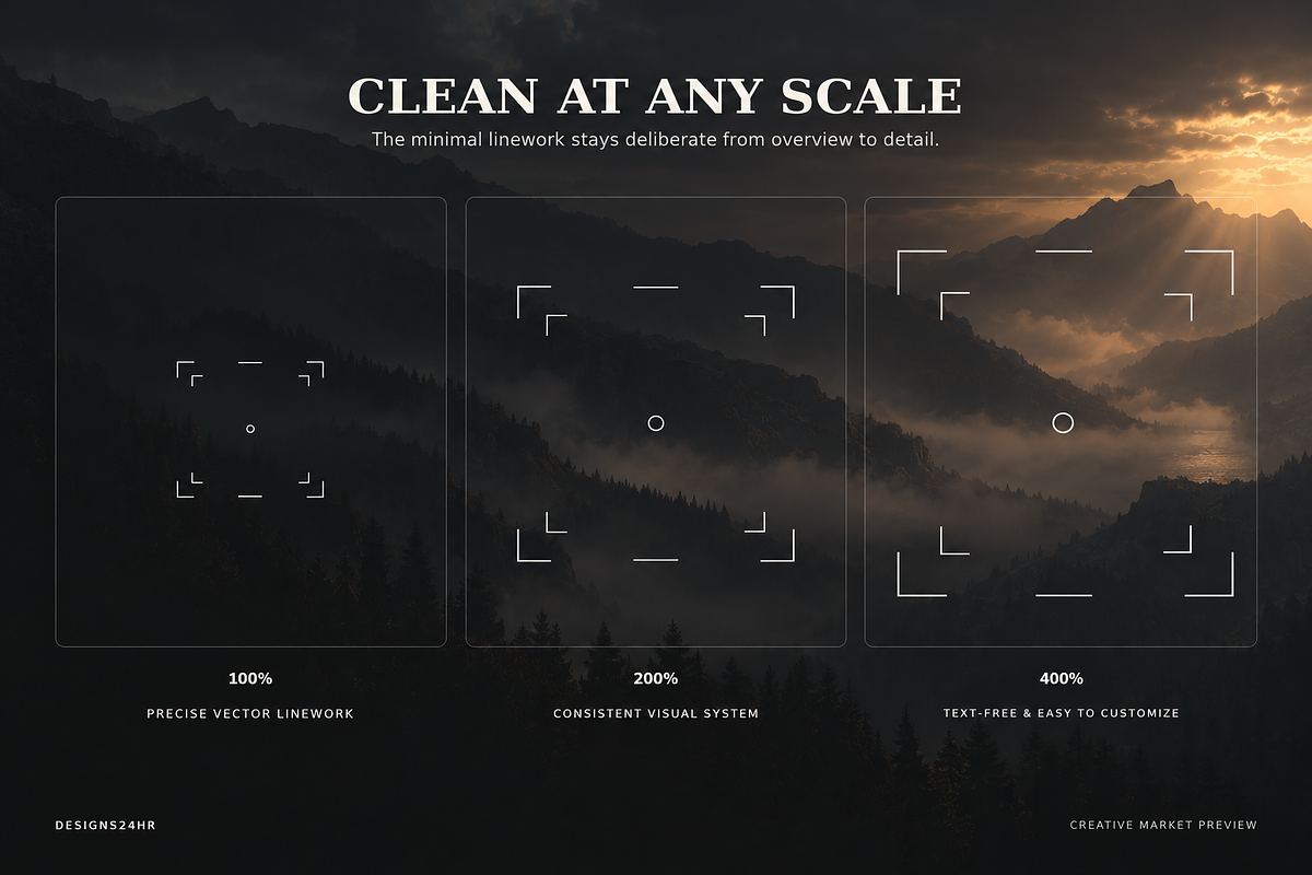 24 Cinematic Composition Overlays, an Object Graphic by Designs24hr (Photo 7 of 9)