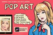 Pop Art and Vintage Comic Brush Set, a Brush Add-On by Vectorheroes (Thumbnail 1 of 7)