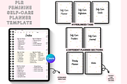 Canva Self-Care Digital Planner, a Stationery Template by DigitalbossCreations (Thumbnail 4 of 9)