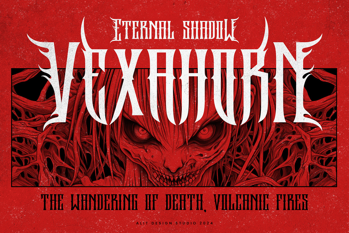 Rockakura typeface, a Blackletter Font by alit design (Photo 5 of 17)