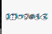 Retrio. OTF-SVG Color Family, a Symbol Font by Luxfont (Thumbnail 4 of 11)
